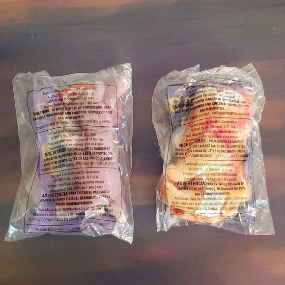 Vintage Complete Set of 18 Sealed McDonalds Teeny Beanie Babies (2000) - Picture 11 of 11